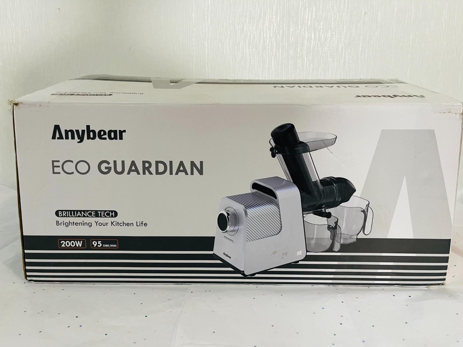 New Anybear ECo Guardian Masticating Slow Juicer 200W ZM-1529