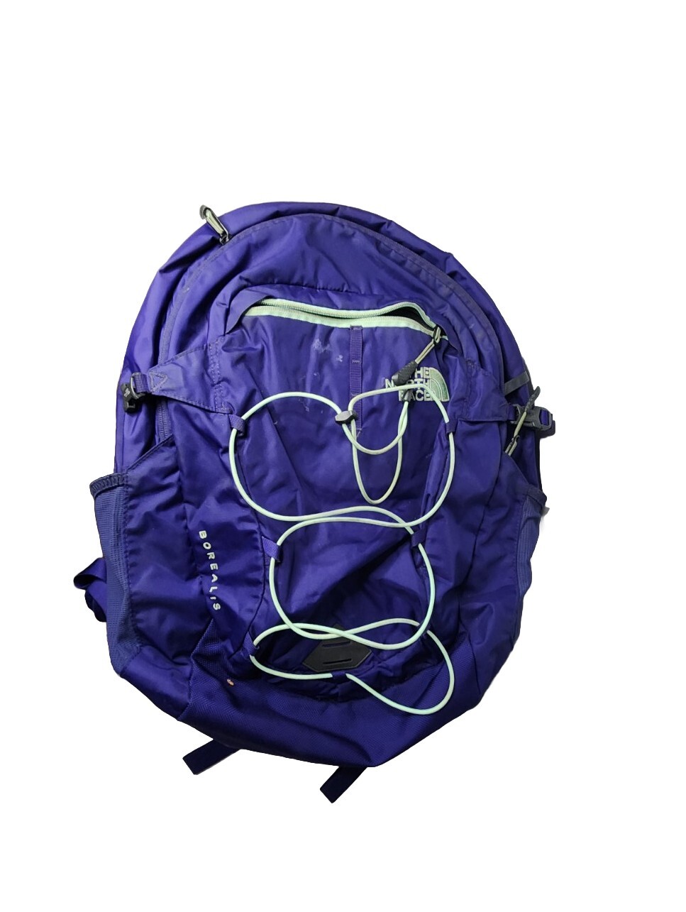 The North Face Borealis Backpack Book Bag Purple Flexvent Padded Straps