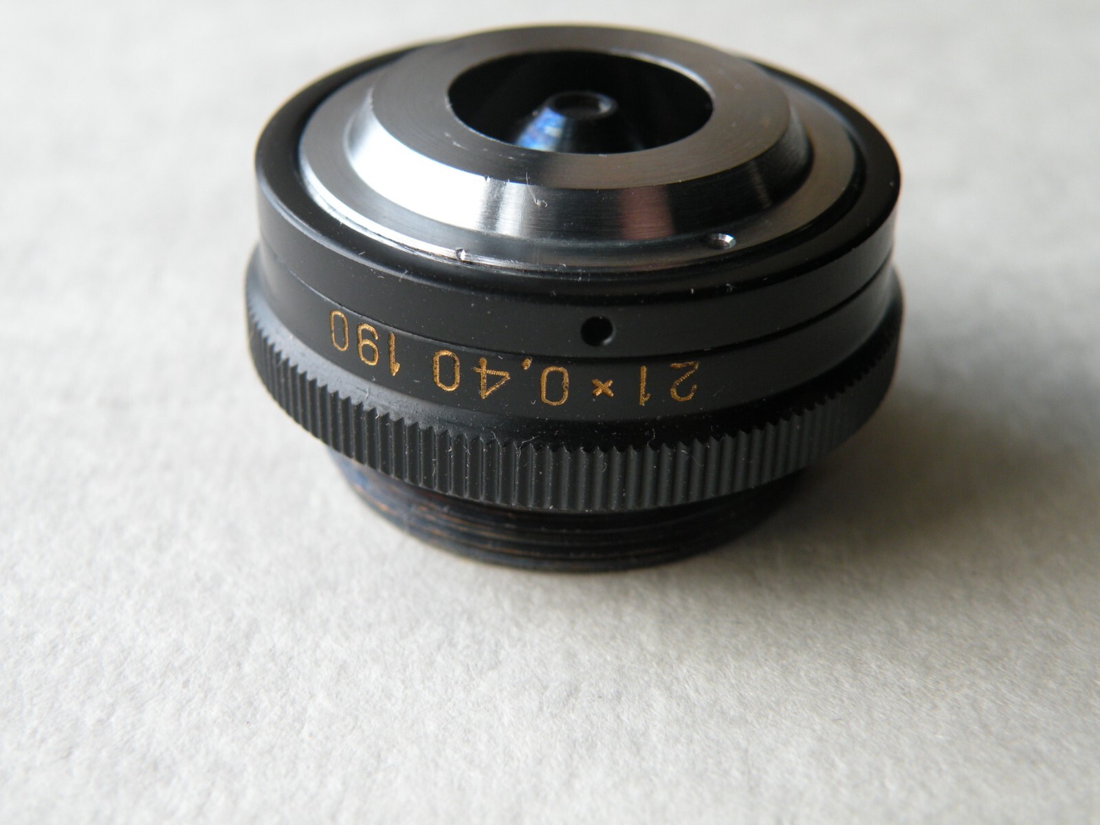 NEW! LOMO Epi objective 21x 0.40 tube 190 microscope ZEISS NIKON (M27)