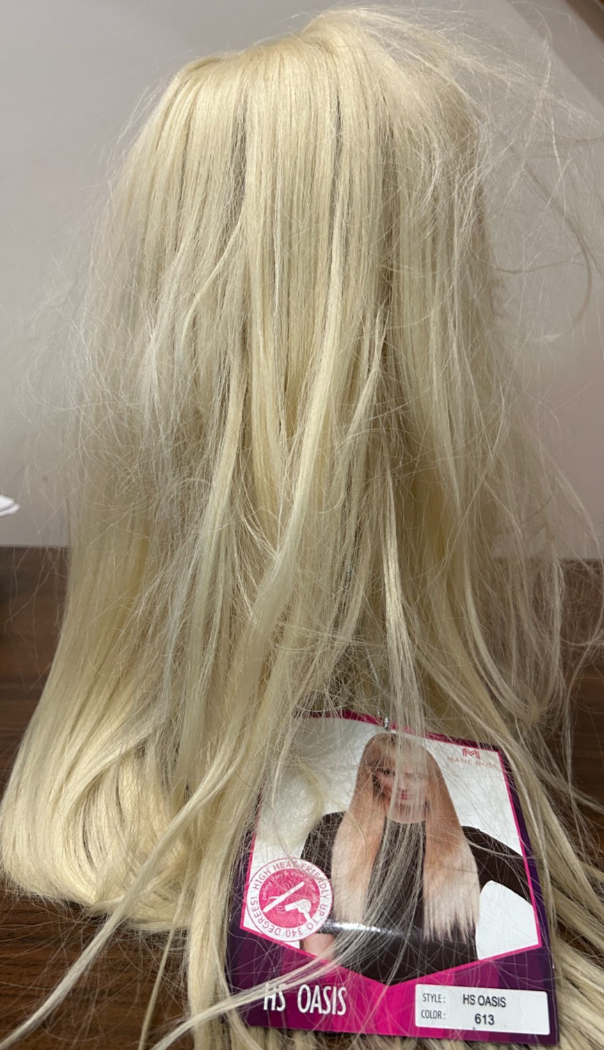 Blonde Wig Long 26" Hair NEW w/ Tag Sepia West Bay HS Oasis