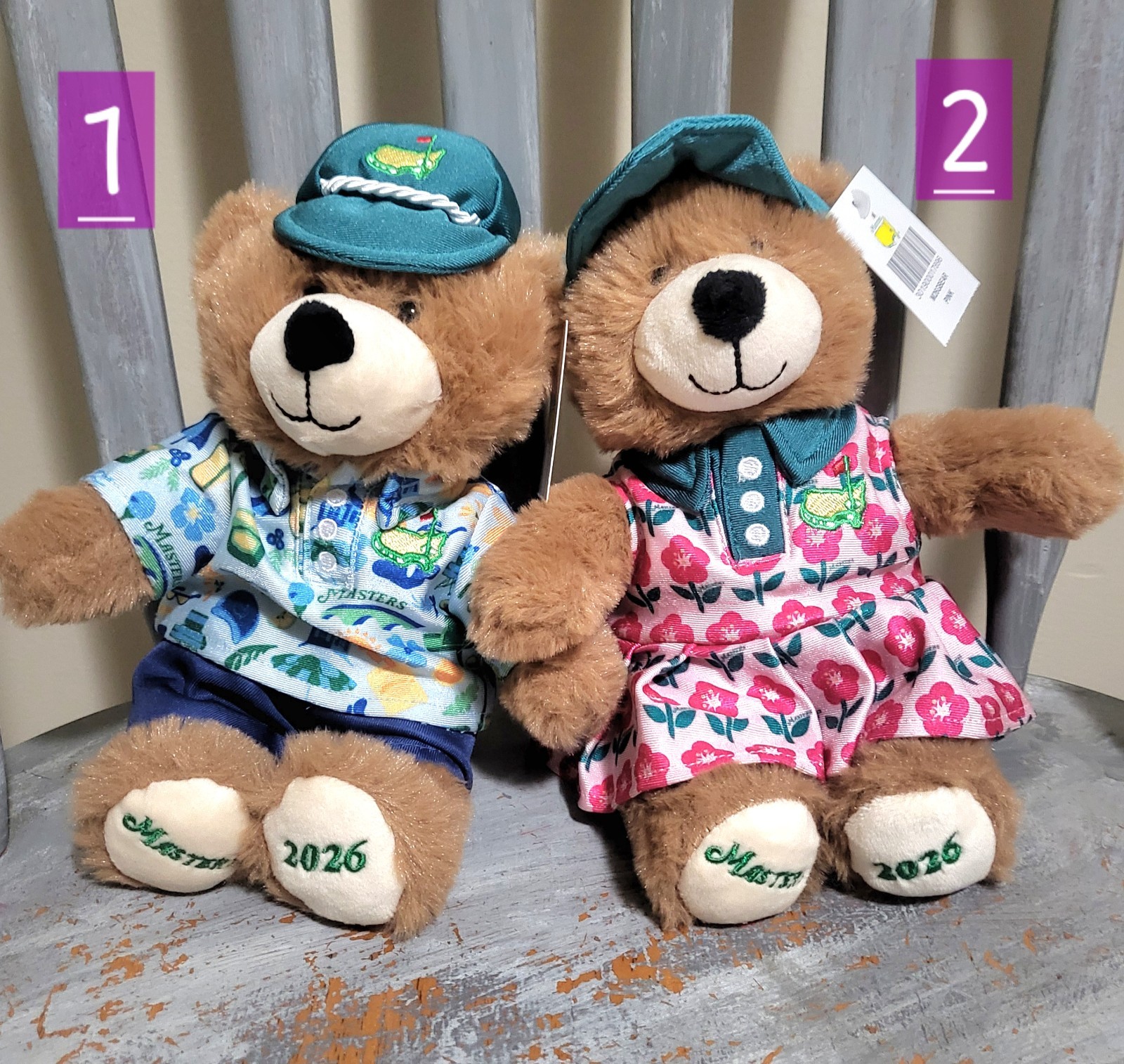 2026 Masters Golf Commemorative Bear : 10" - Augusta National