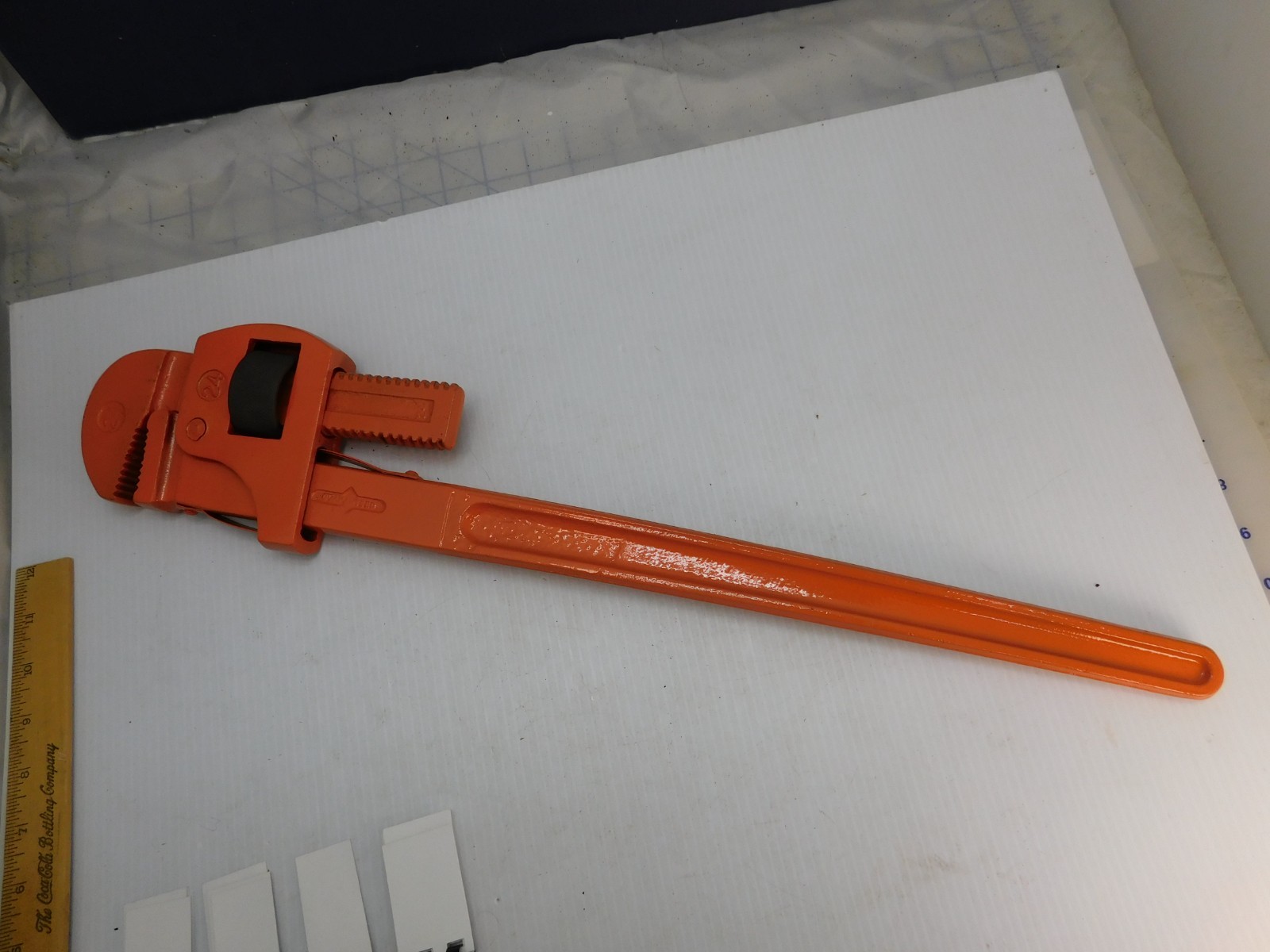 Vintage Stillson  24 in Pipe wrench, Refurbished, Erie Tool works