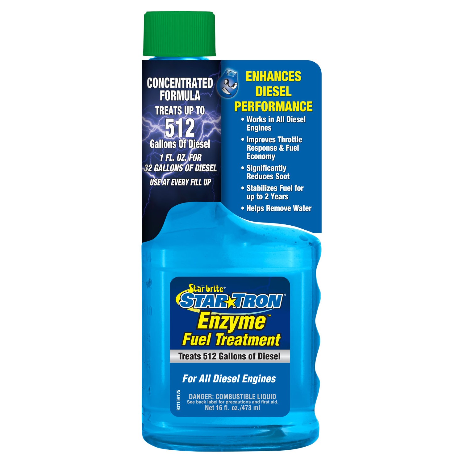 Star Brite 93116 Star Tron Fuel Treatment 16 oz. for Diesel Engines
