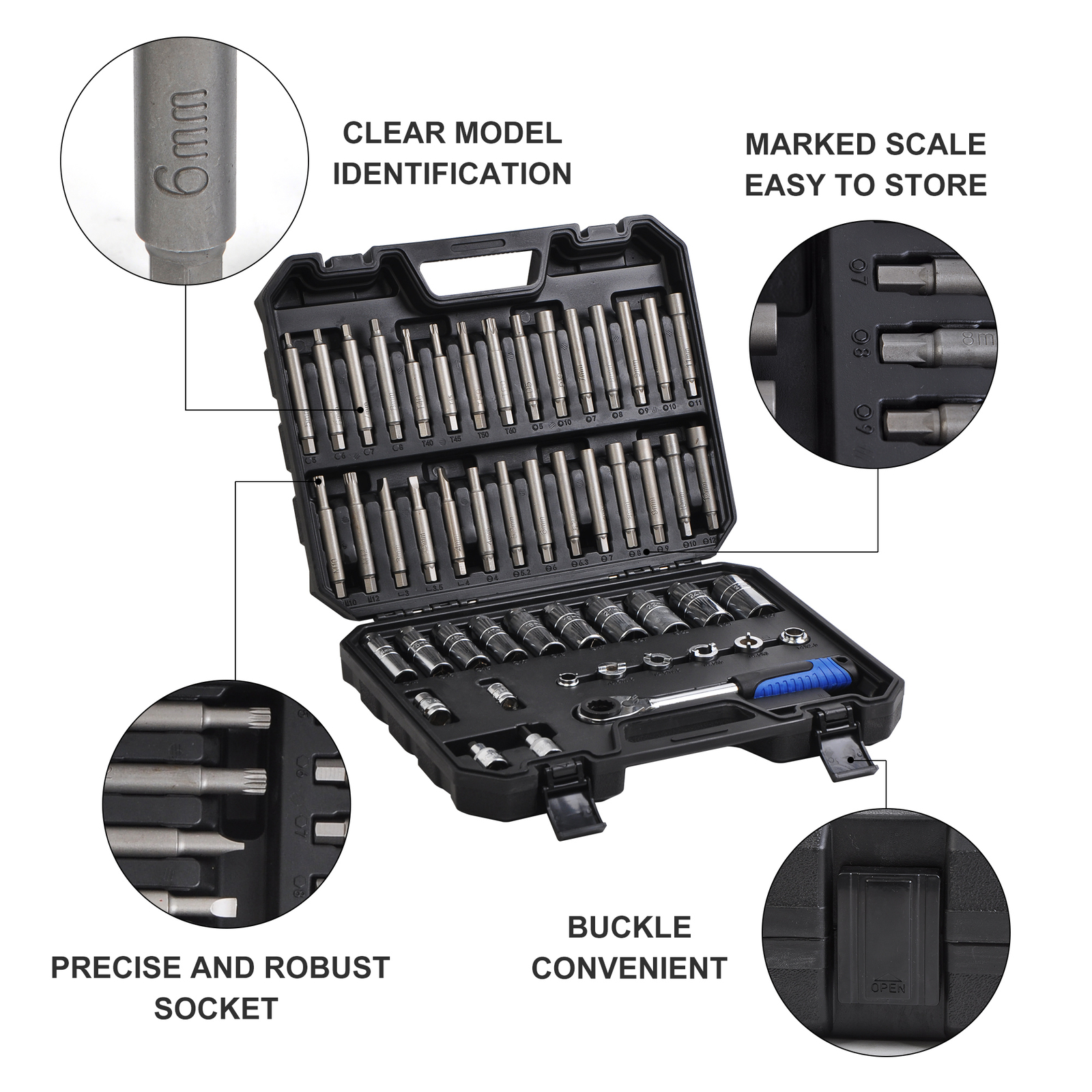Shock Absorber Strut Nut Socket Set Master Suspension Strut Top Mount Nut Tools