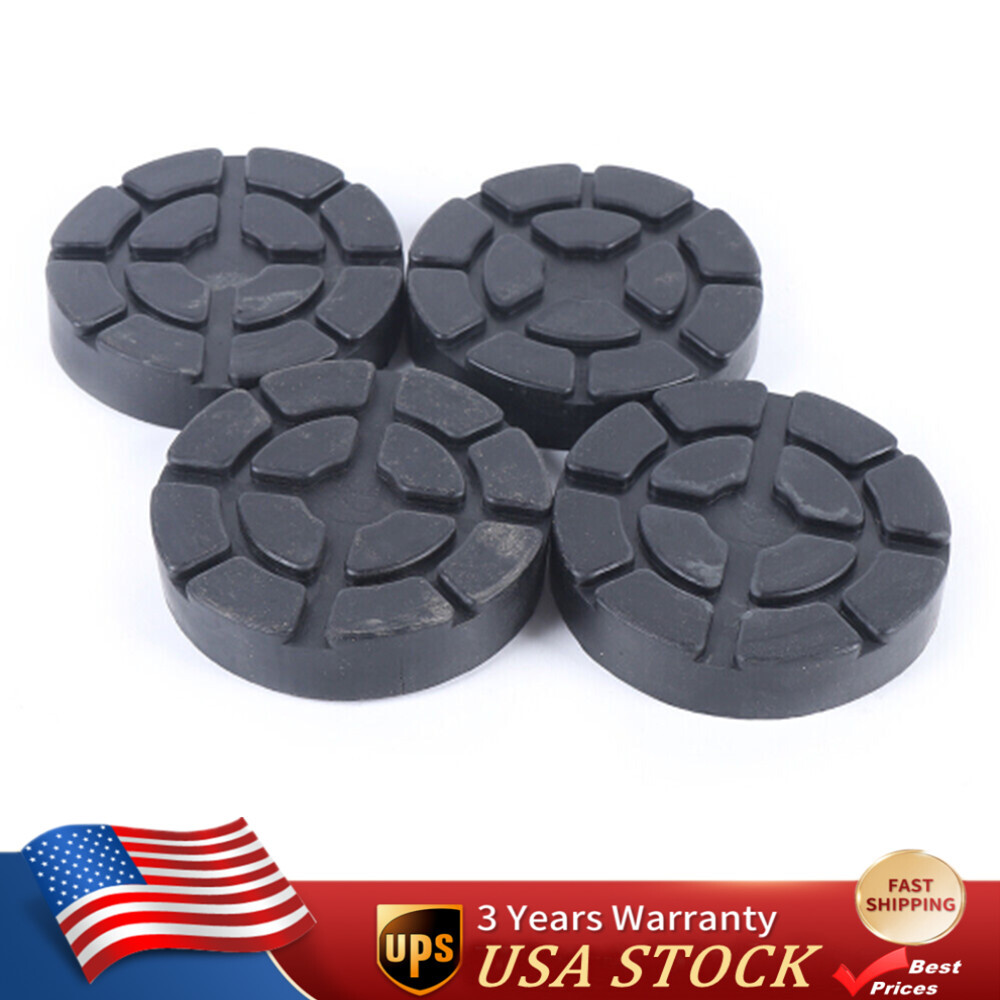 4pack For Auto Truck Hoist Round Rubber Arm Pads Heavy Duty Car Lift Accessories