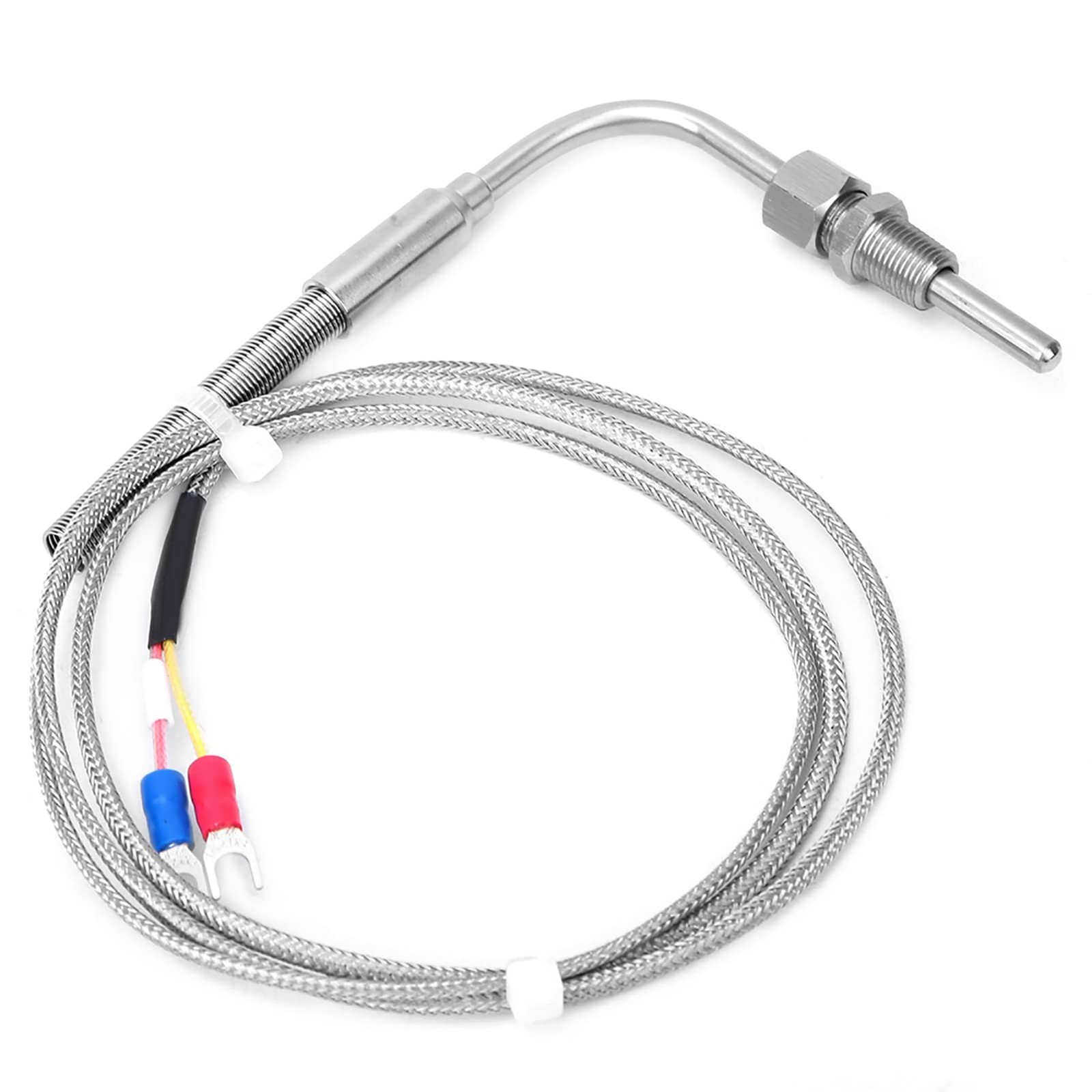 K Type Thermocouple Probe PT 1/8 Thread Temperature Sensor 01250 1 M Cable