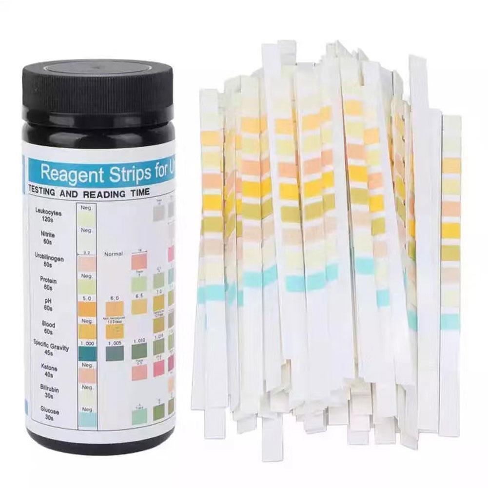 1Box(100Pcs)  Urine Test Strips 10 Parameter Reagent Tests Health Care, UTI, pH