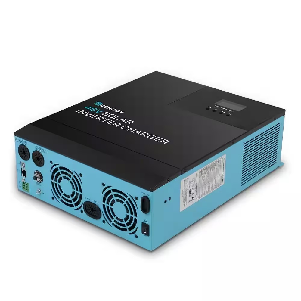 Renogy 48V 3500W Pure Sine Wave Inverter Charger LCD 7000W Surge