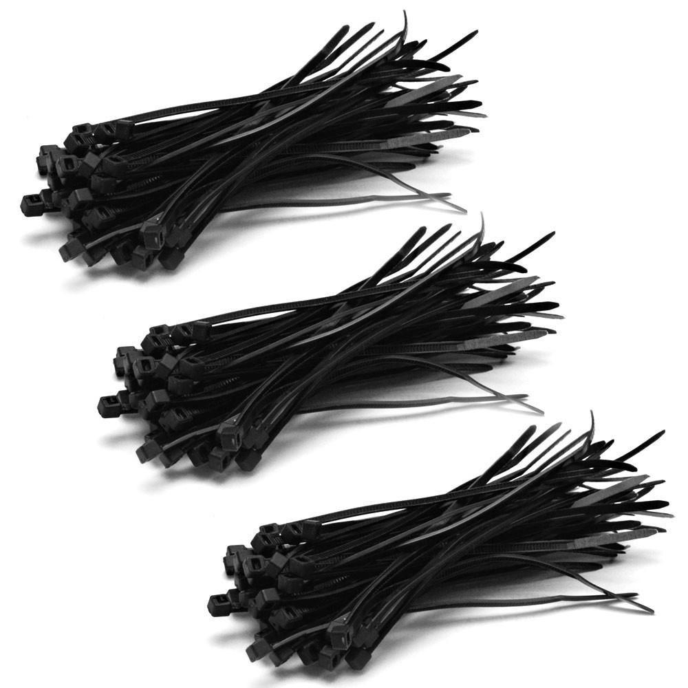 Three Pack Zip Ties 4 Inch 3 Packs of 50 Total 150 Pieces