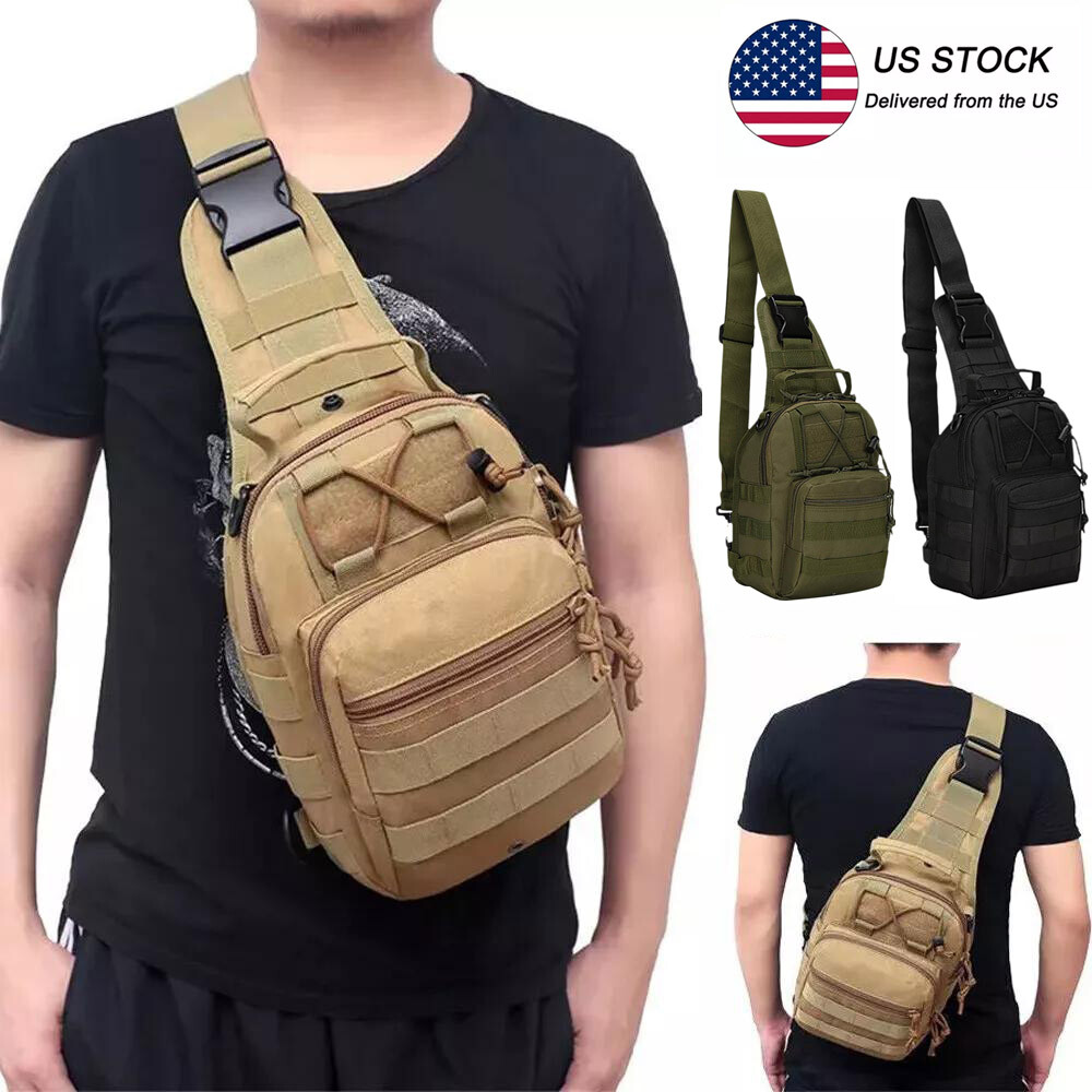 Tactical Gun Bag Pistol Holster Concealed Carry Chest Crossbody Pack Handgun Bag