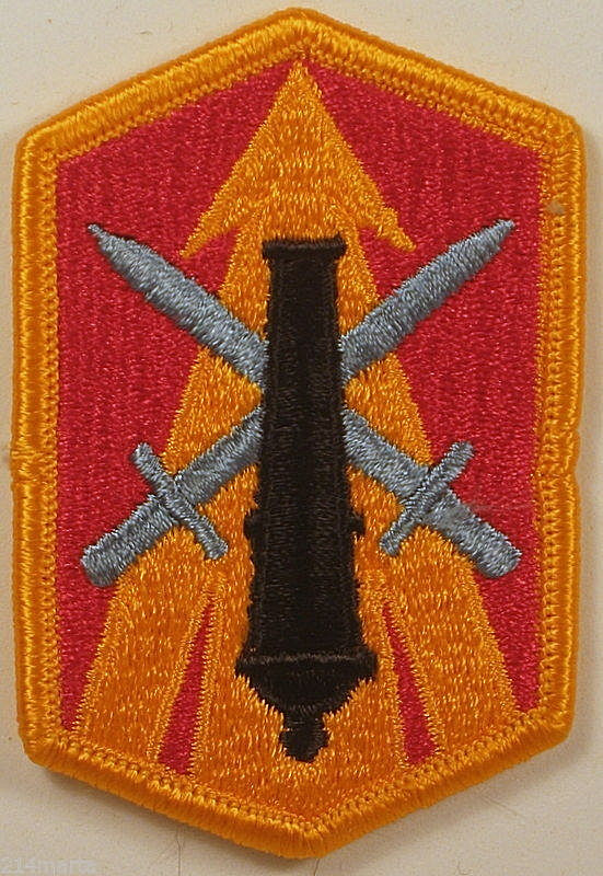 US Army 214th Fires Brigade Patch Insignia Badge Full Color Obsolete