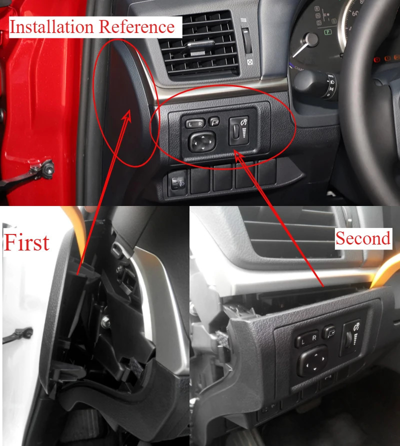 Auto Electric Side Rearview Mirror Fold Unfold Module For Lexus CT200h 2011-2023