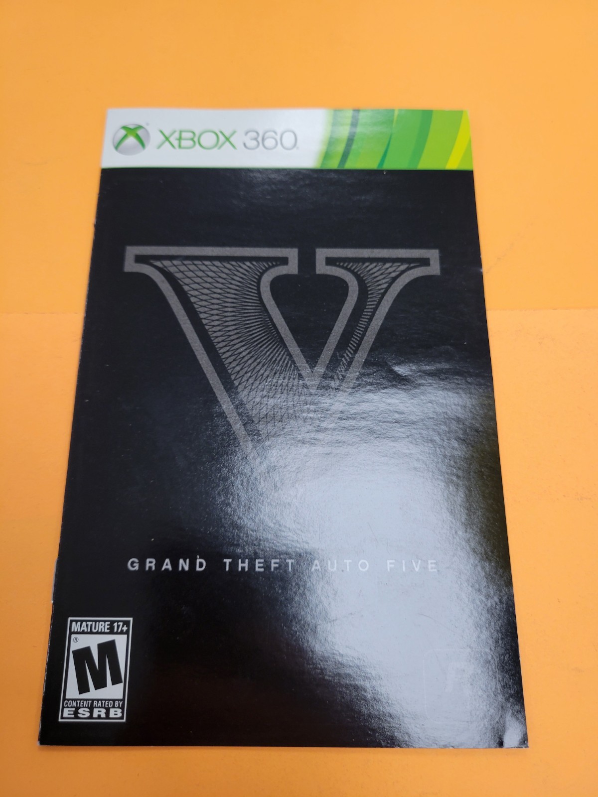 (Manual Only) Grand Theft Auto V Microsoft Xbox 360 Authentic