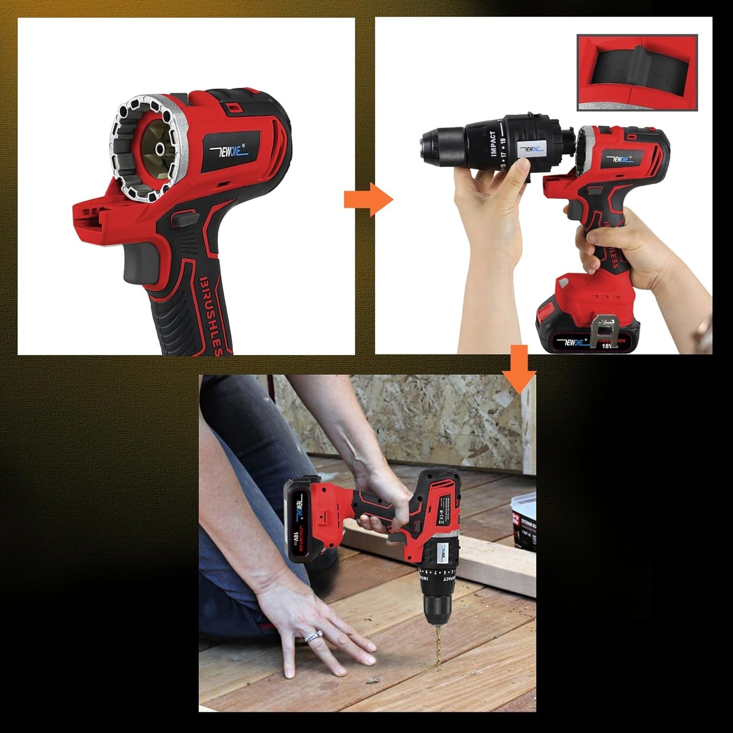 Versatile 12-Tool Power Tool Combo Set with Batteries - Milwaukee Compatible