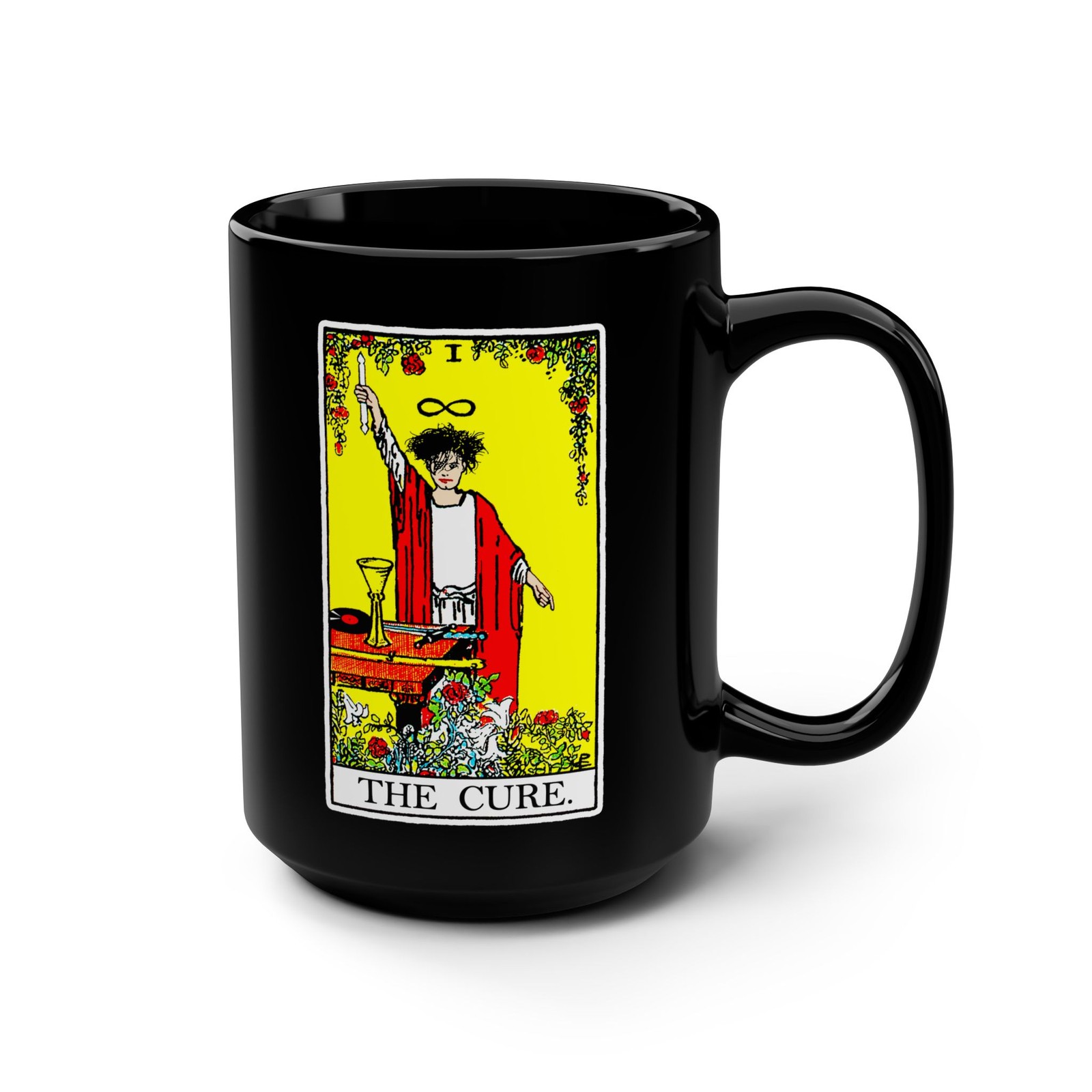 The Cure Mug - Robert Smith Tarot Card Coffee Cup