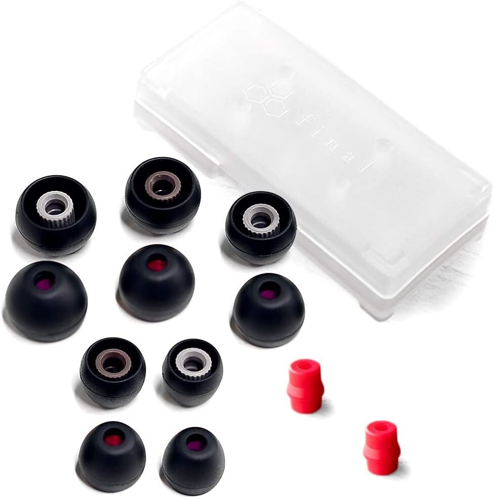 FINAL Premium Ear Tips Type E fit SONY SHURE SENNHEISER In-Ear Earphones Earbuds