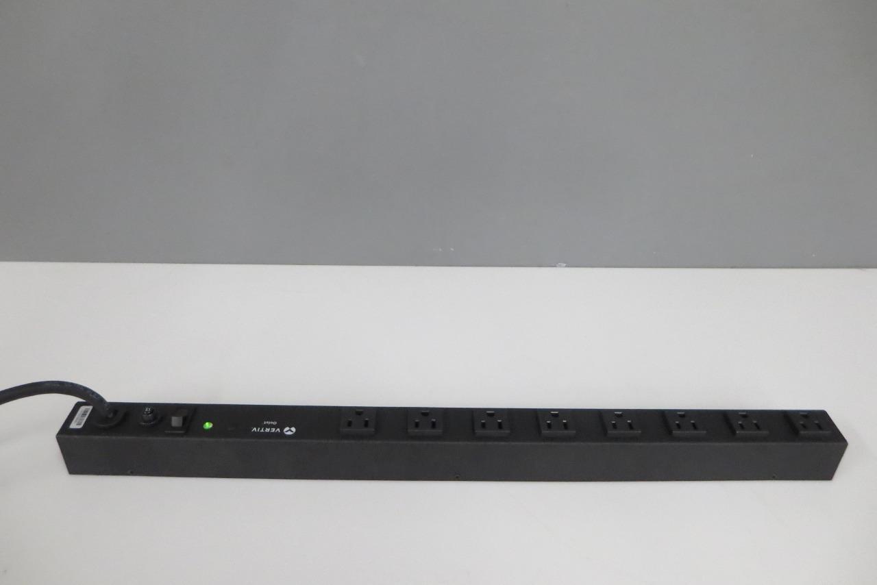 Vertiv Geist Basic Horizontal Rack-Mount Power Strips  8-Outlet strip