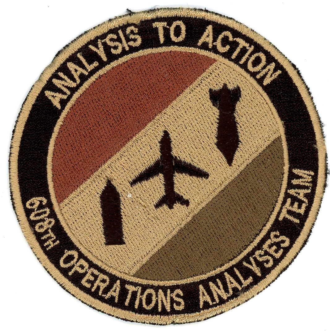 US Air Force Patch: 608th Operations Analysis Team
