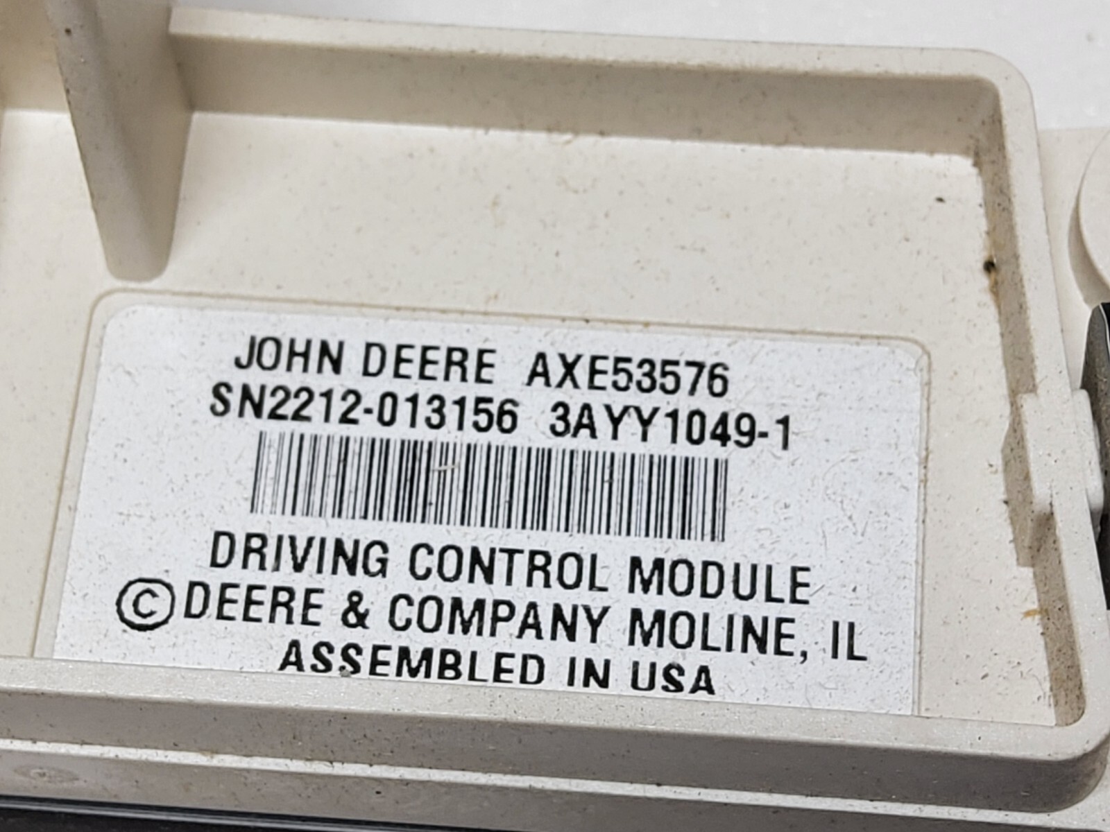 New John Deere AXE53576 Module Prodrive for 2WD Combine