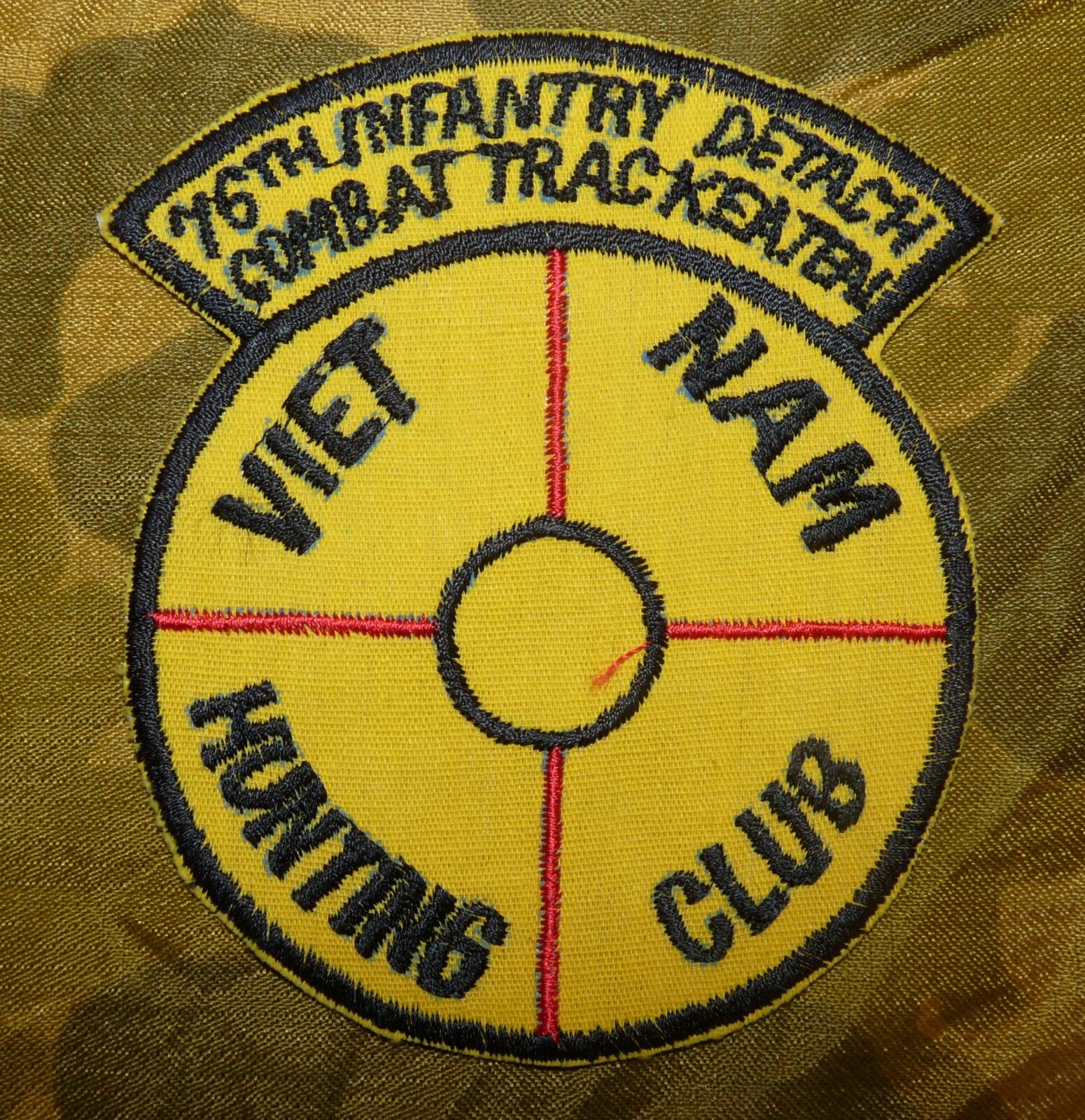 Vietnam War US Army 76th Infantry Detachment Combat Tracker Team Patch - REPRO