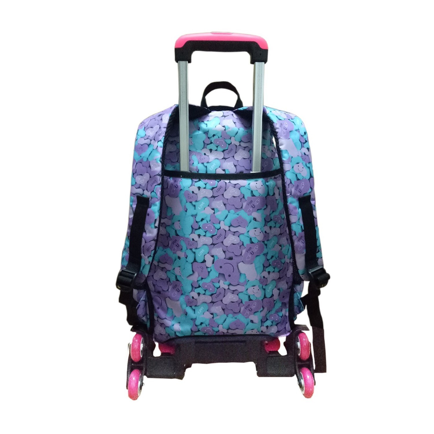 YUB Rolling Backpack On Wheels High-Capacity School Bag Backpacks for Student...