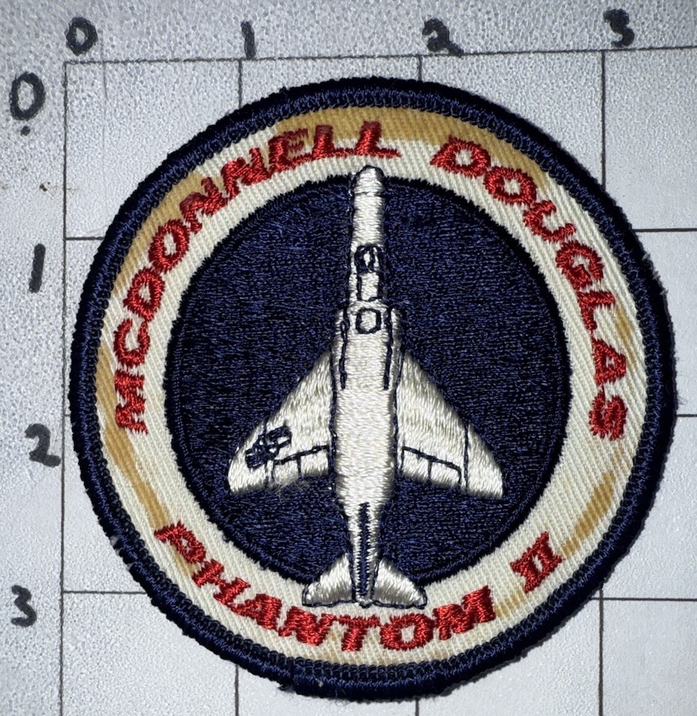 Vietnam War - 1970s Mcdonnell Douglas Phantom 2 Patch (8)