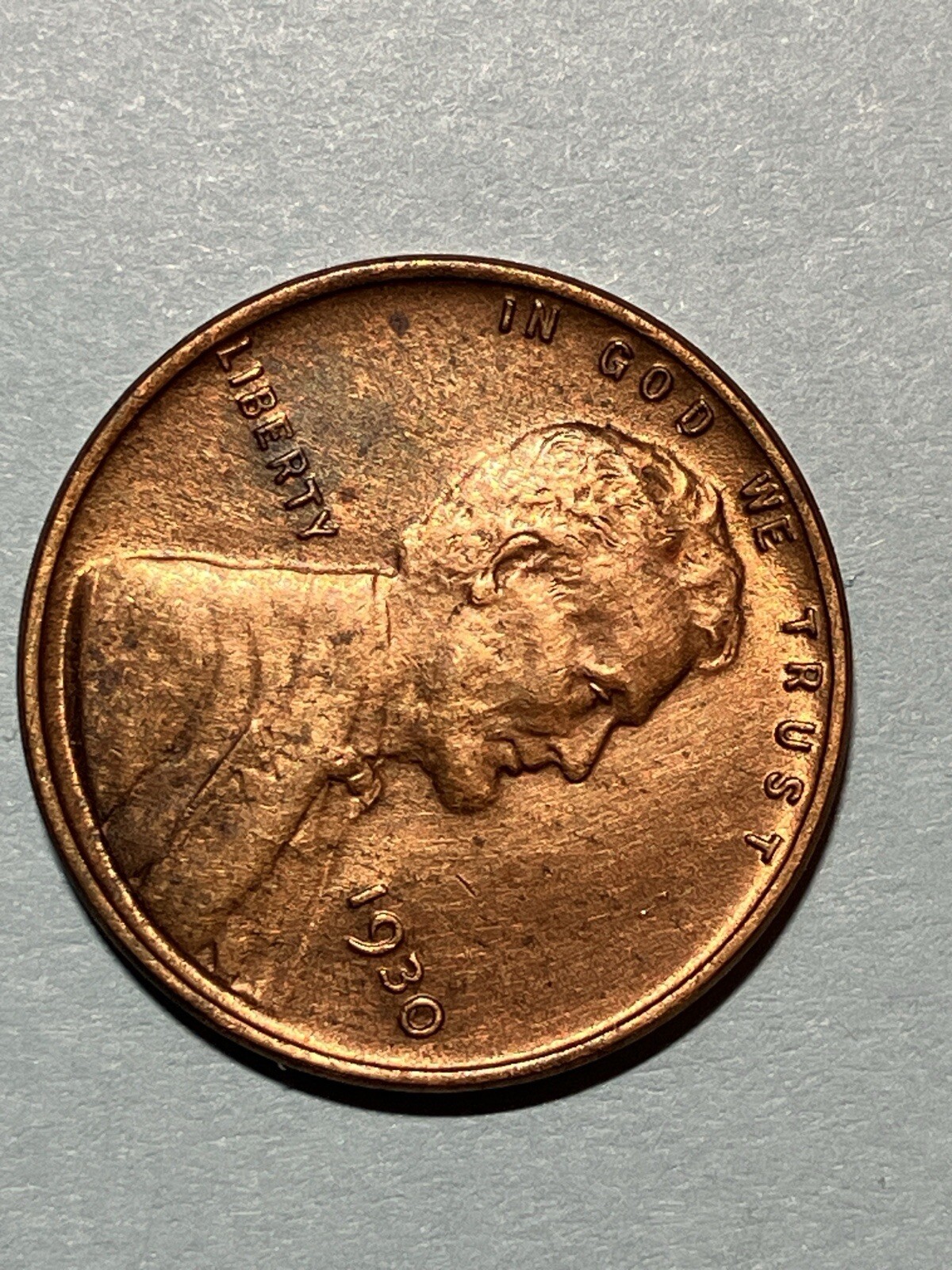 1930 Lincoln Cent Nice Red Coin