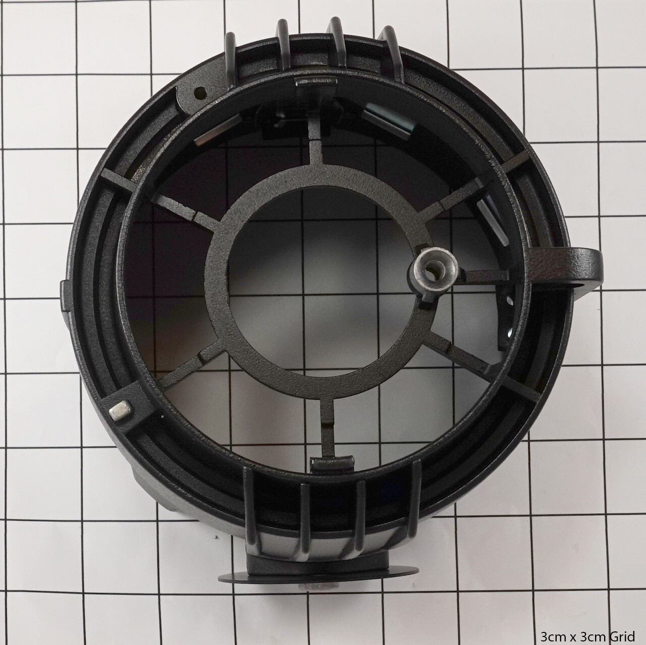 ETC Source Four Ellipsoidal Reflector housing assembly, double clutch - Black