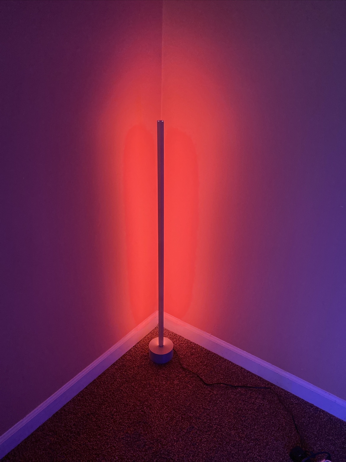 led corner floor lamp