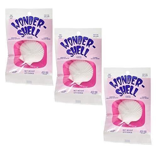 NEW 3 Pack Weco Wonder LARGE Shell Natural Minerals For 5 Gallons Water Purifier