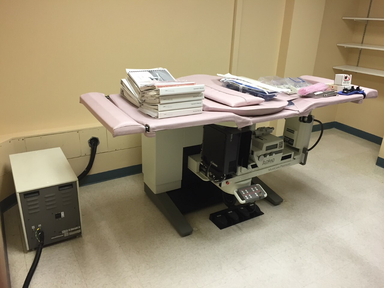 Lorad MultiCare Platinum Biopsy Table