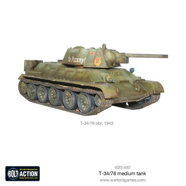 Warlord Games Bolt Action Soviet T-34/76 Medium Tank
