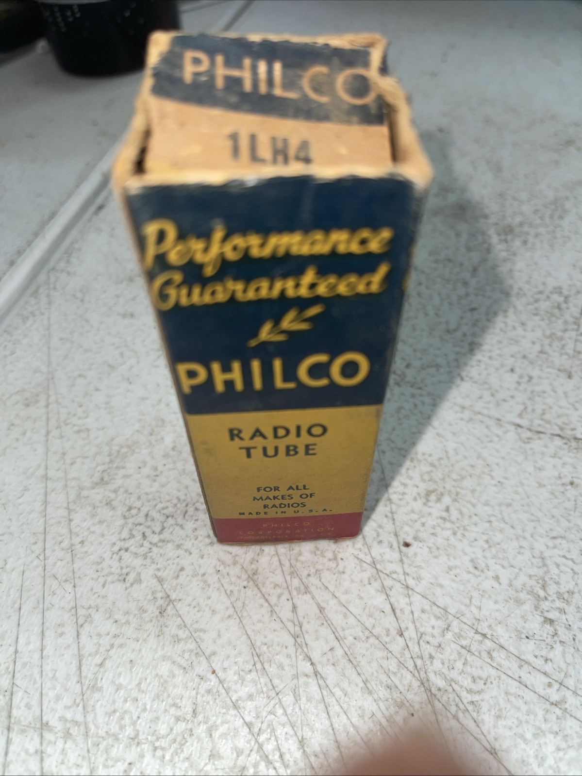 Vacuum Tube lot of 1ea 1LH4 Philco  tstd VG/NOS amp radio amplifier