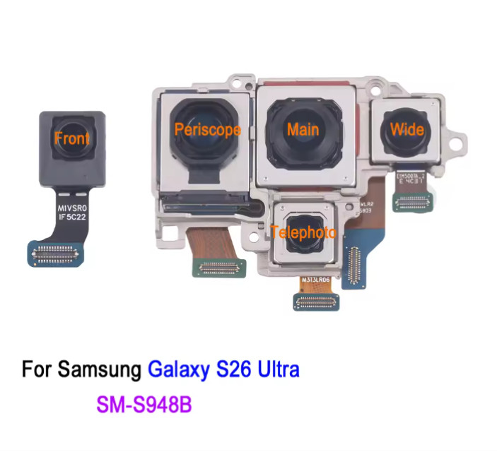 For Samsung Galaxy S26 Ultra SM-S948B Front Camera /Rear Camera Set Repair lot