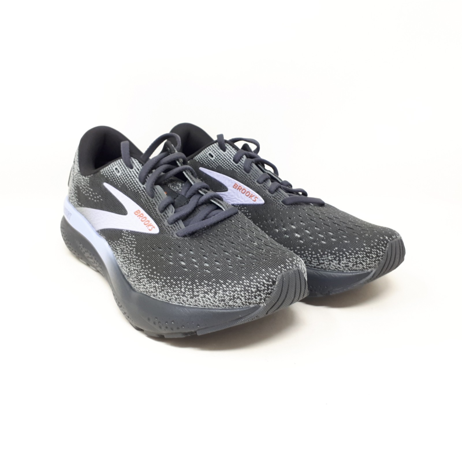 Brooks Ghost 16 Womens Neutral Running Walking Shoe Sneaker Black B Medium Width