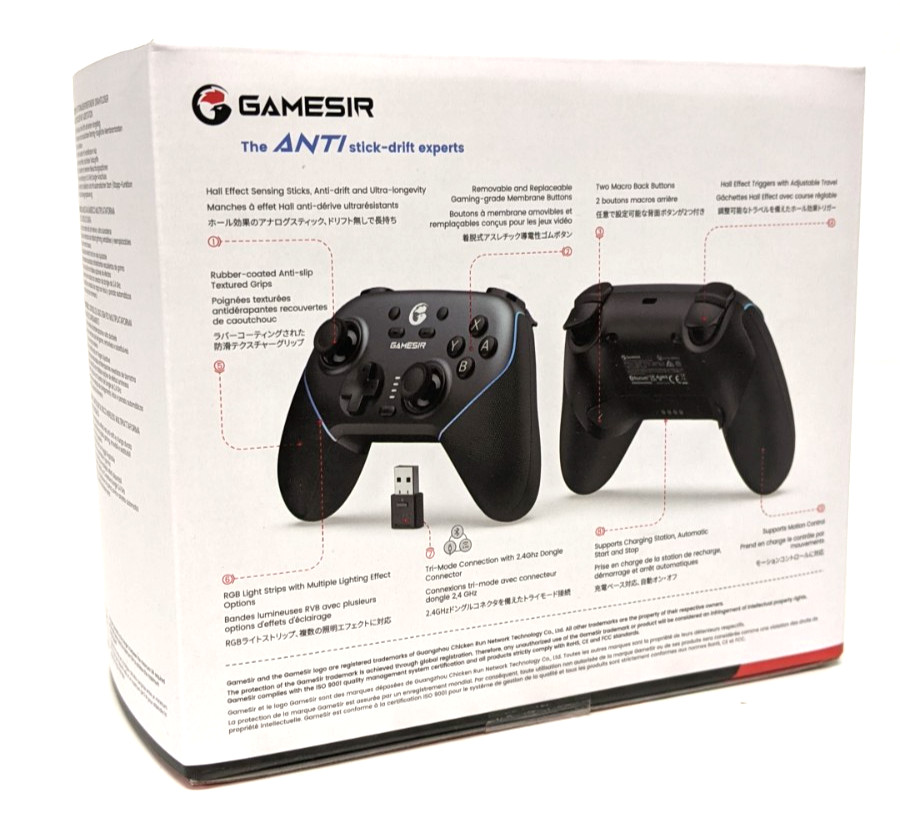 GameSir Super Nova Wireless Controller PC Switch 2 Android w/Charging Dock New