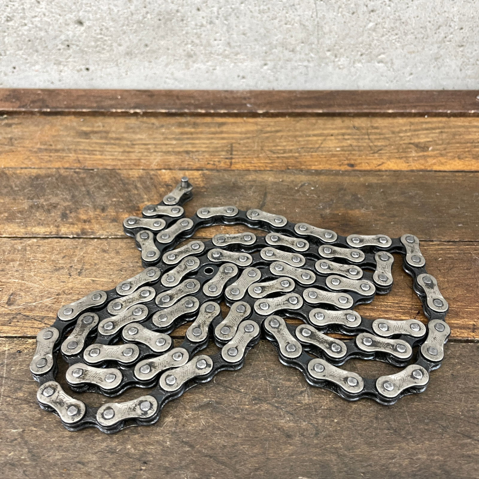 Vintage DID L Chain 3/32 x 1/2 108 Links Chrome Parts Short  80s Bicycle 7 8