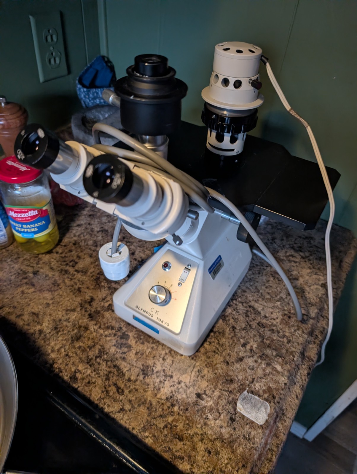 Olympus Tokyo CK Binocular Inverted Microscope w/ Working Light Source