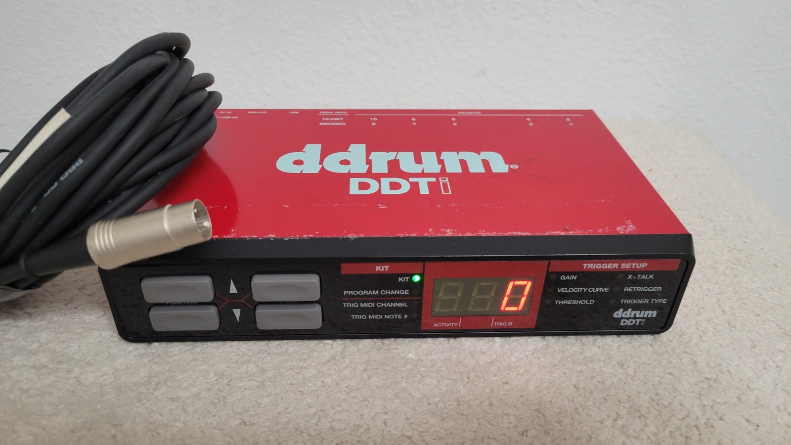 Ddrum DDTi USB/MIDI Drum Trigger Interface Percussion Pad Controller