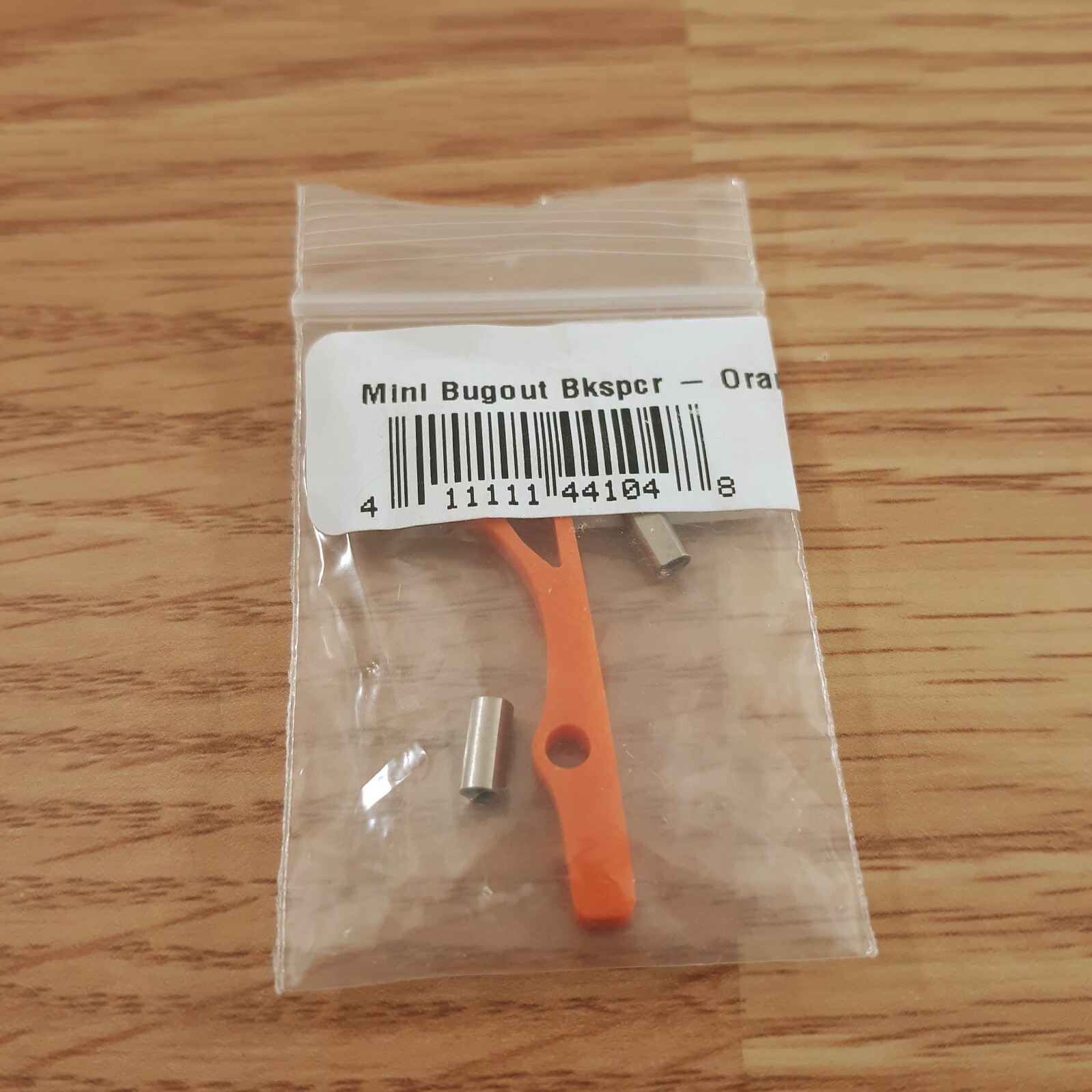 Flytanium Orange G-10 Backspacer Made for the Benchmade Mini Bugout Knife Matte