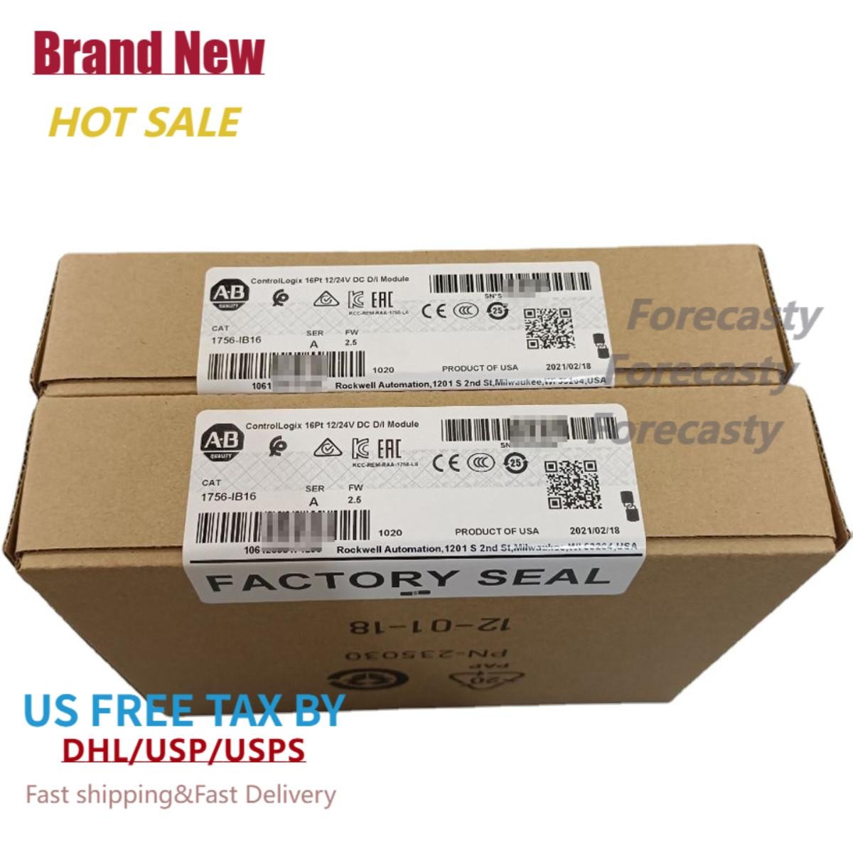 AB 1756-IB16 SER A ControlLogix Input Module 1756IB16 Factory US US Free Tax