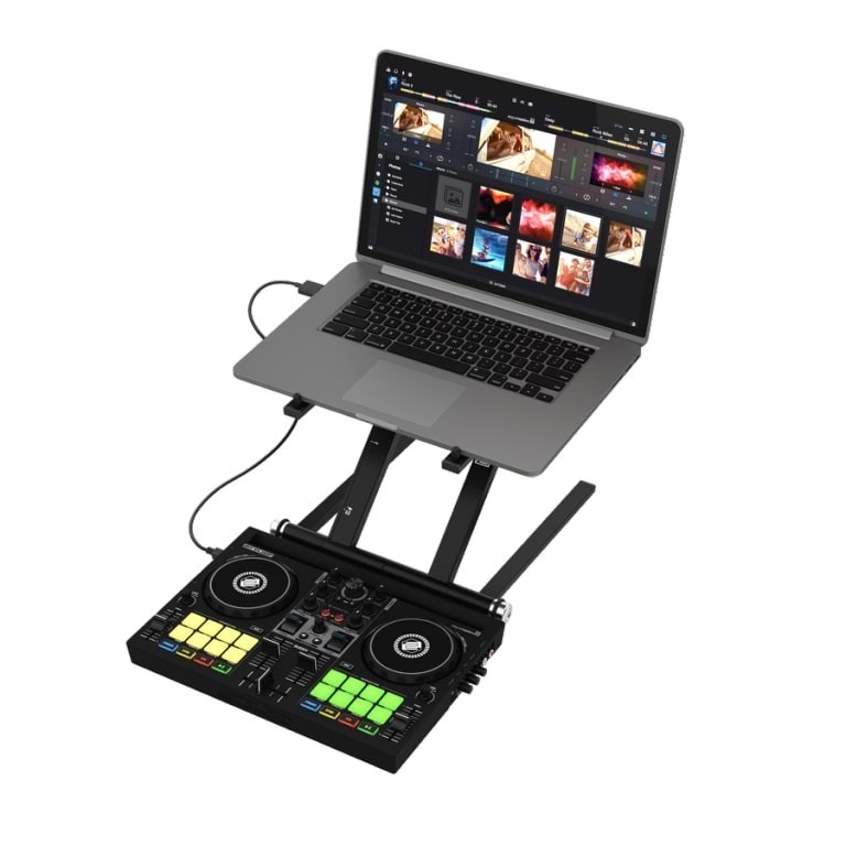 Reloop BUDDY Compact 2-Channel DJ Controller for Algoriddim djay