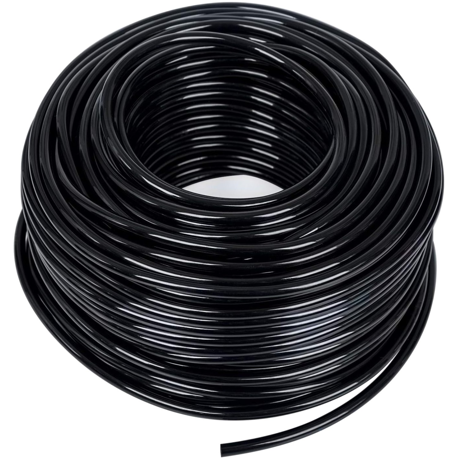 Flexible 200ft 1/4 Inch Black Distribution Tubing for -Round Irrigation