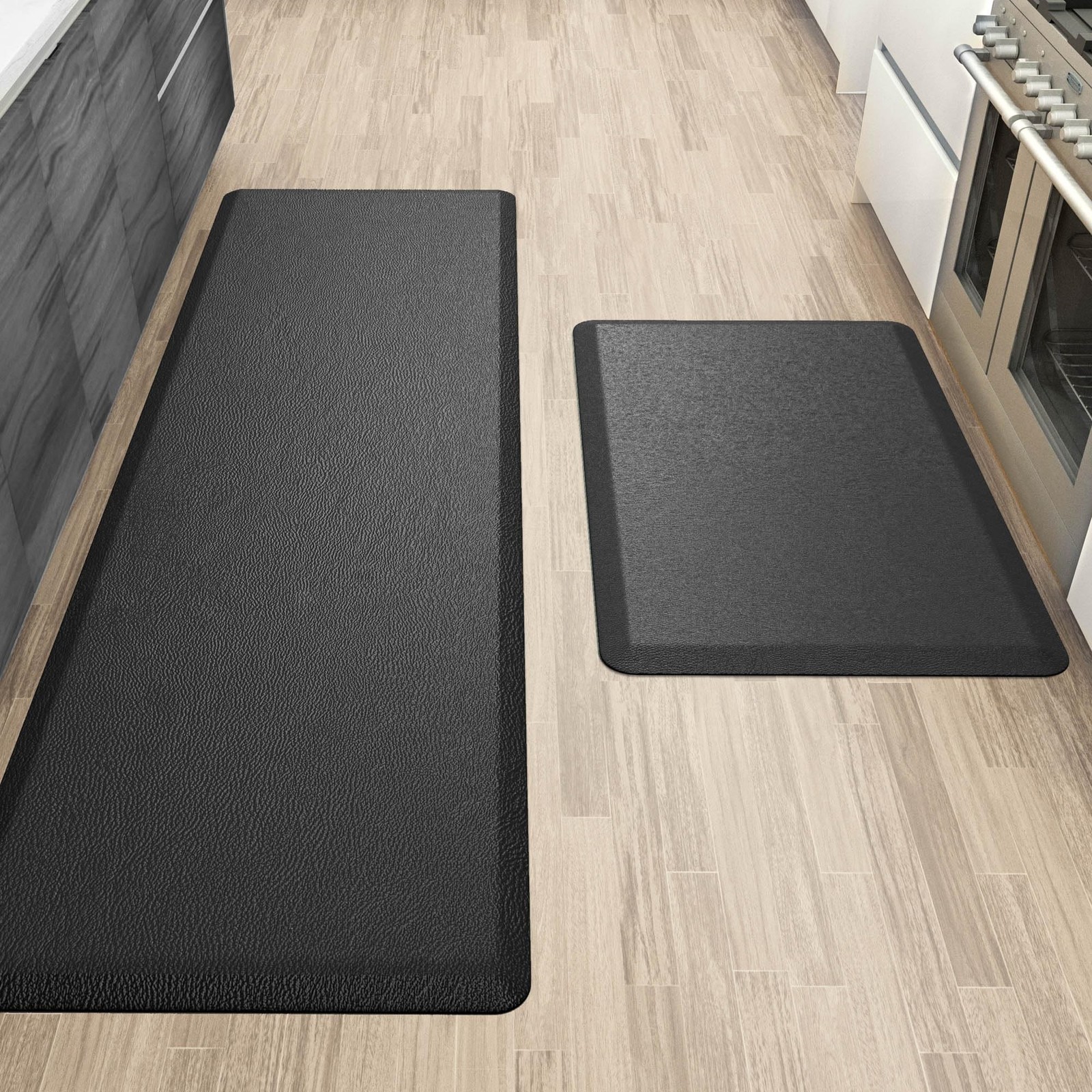 More Décor Anti Fatigue Kitchen Floor Mat, Standing Desk Mat, Double Pack,
