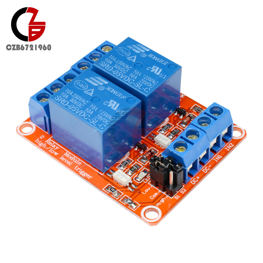 1pcs 1/2/4/8 Channel 5V 12V 24V Relay Module Board High and Low Level Trigger