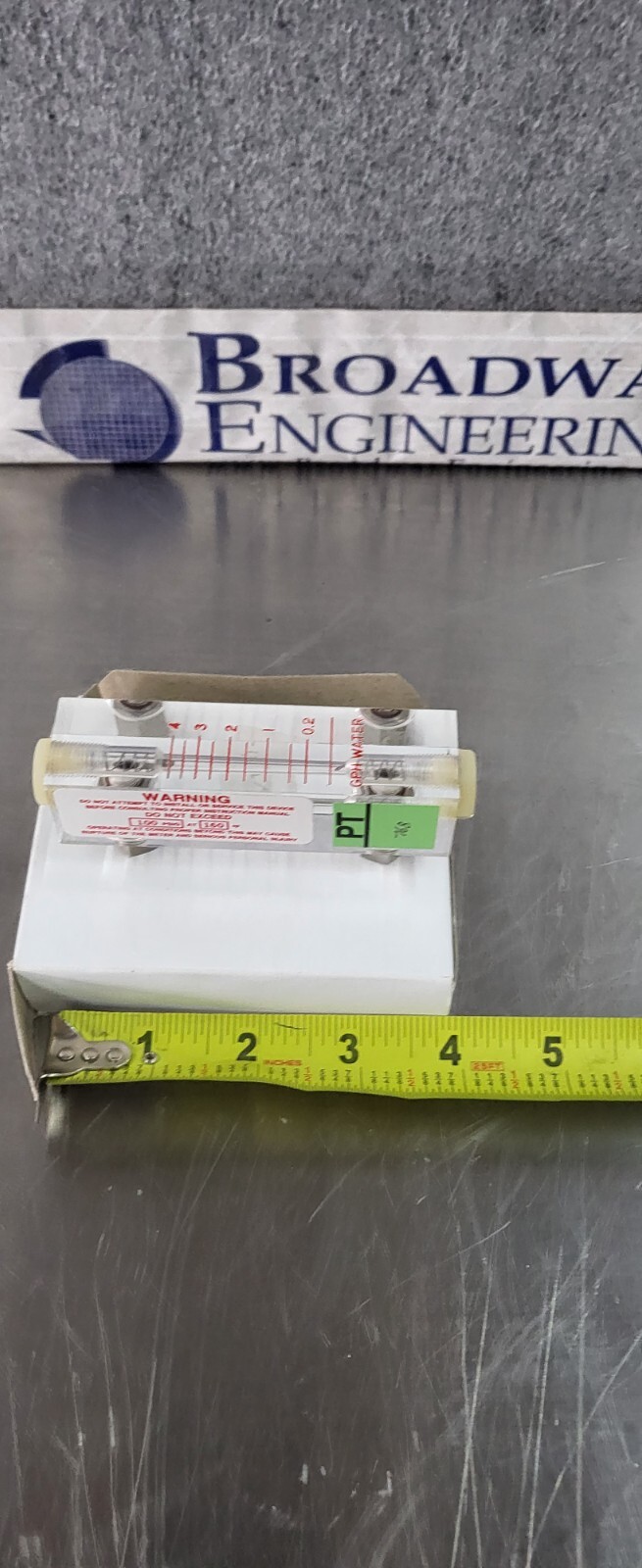 Flow Meter 0-4 GPM water