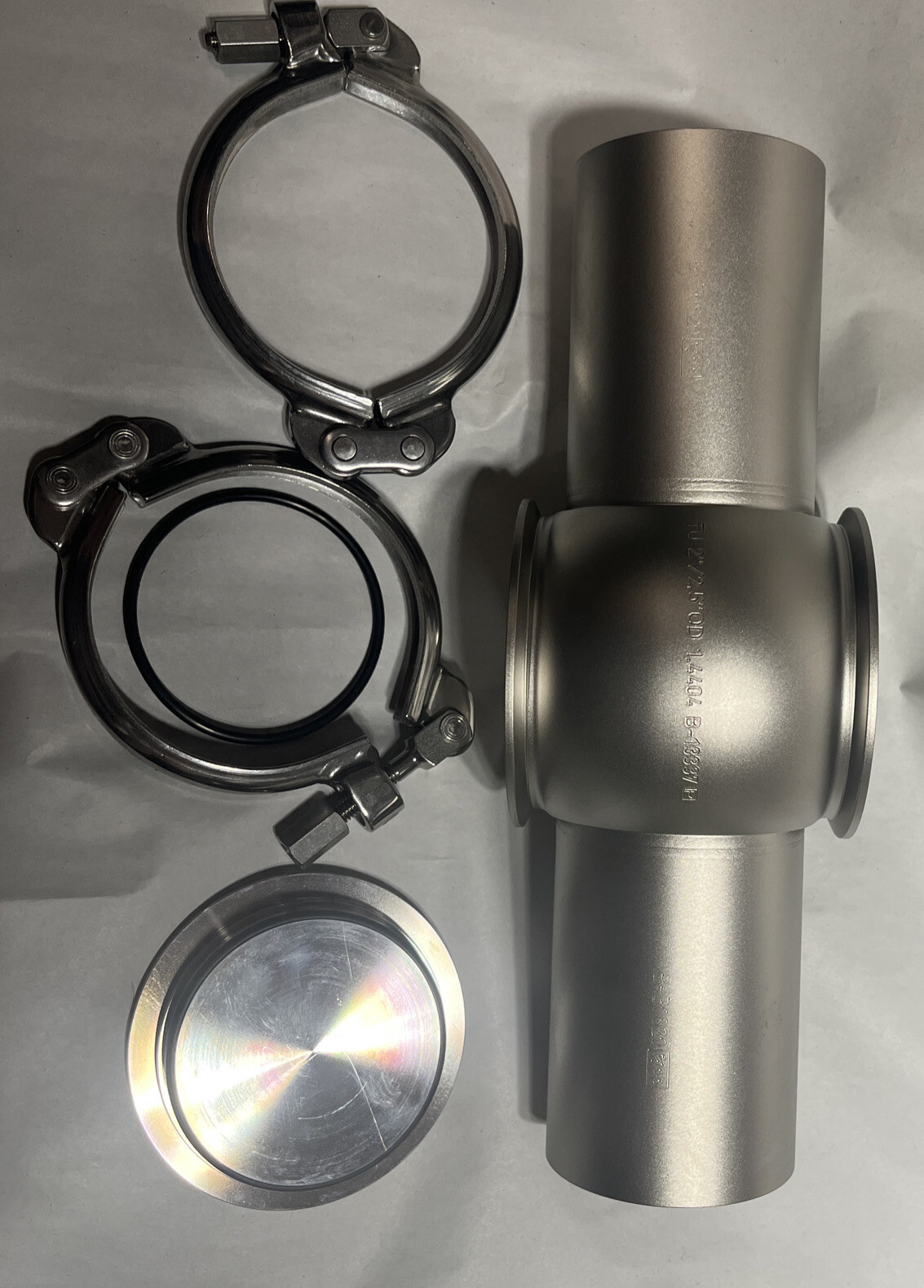 New GEA Tuchenhagen, Varinline TU 2”/2.5”OD 1.4404, Hygenic Inline Valve Housing