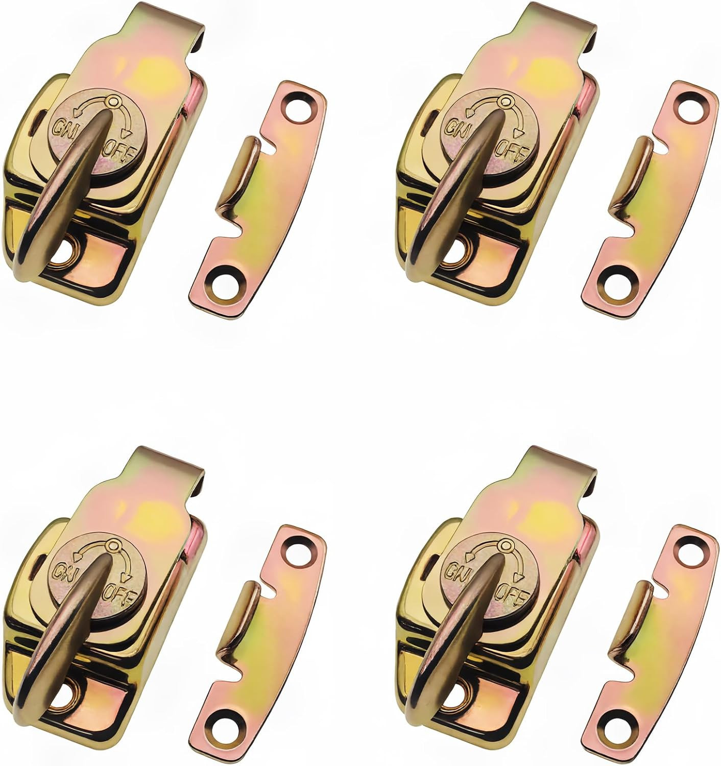 FDXGYH 4 Pack Dining Table Lock Heavy Duty Align-N-Lock Table Locks Leaf Buckle
