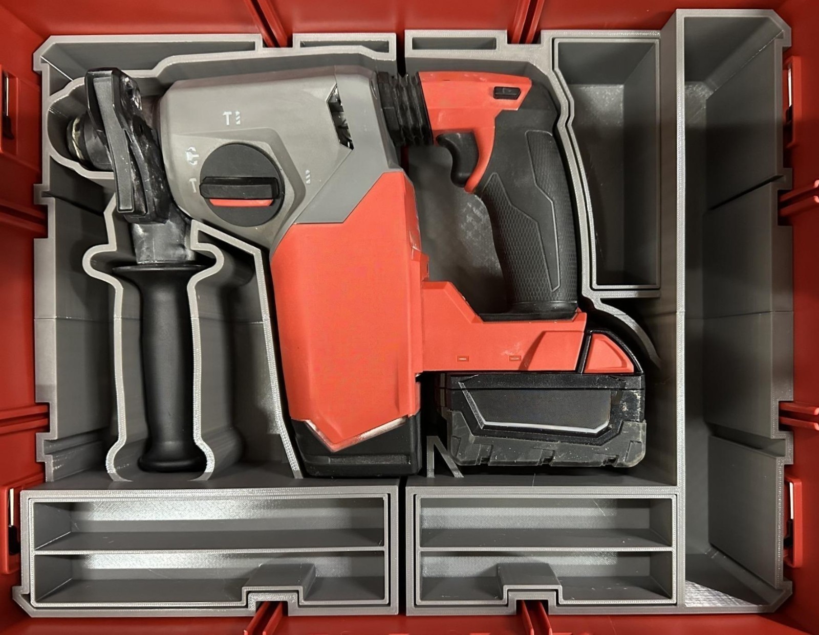 TOOLCRAFT3D Insert for Milwaukee Packout and M18 Hammer Drill (Insert Only)
