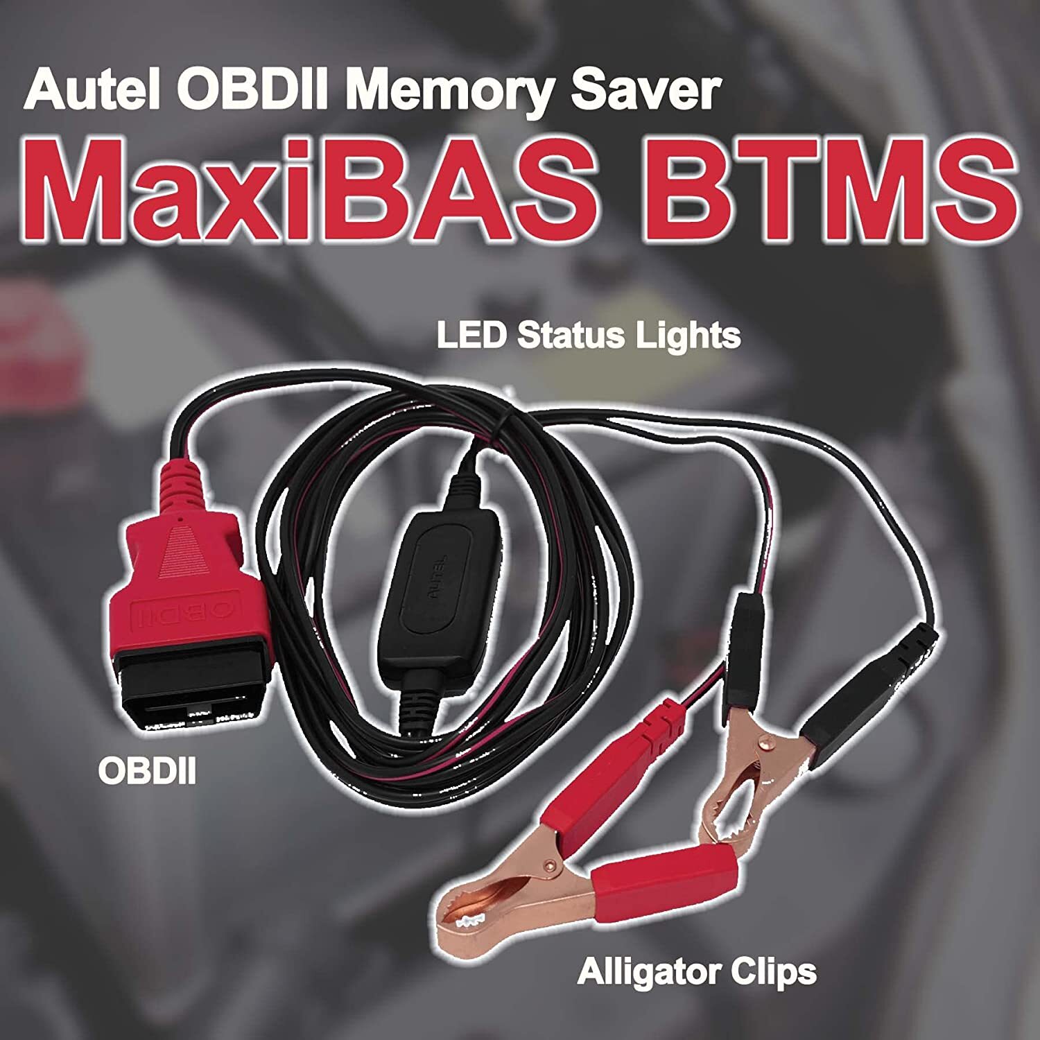 Autel MaxiBAS BTMS OBDII Memory Saver Preventing Vehicle Data Loss Cable Tool